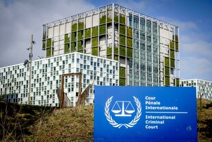 Das Gebäude des Internationalen Strafgerichtshofs.